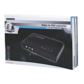 CMP-VGACONV11 König video naar vga converter Verpakking foto